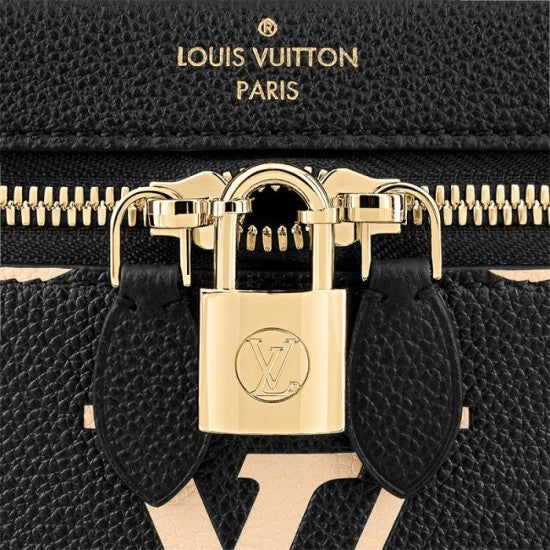 Louis Vuitton Vanity PM Black M45780 Creme M45599