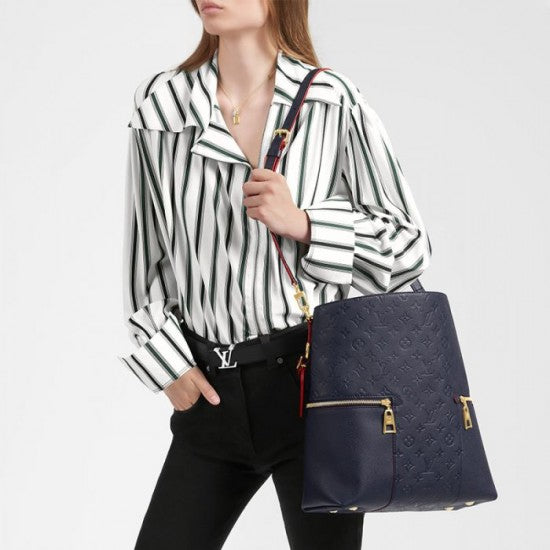 Louis Vuitton Melie Navy M44012 Black M44014