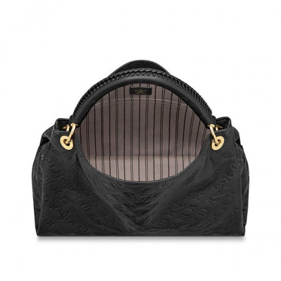 Louis Vuitton Artsy MM M41066 Black White Navy Red