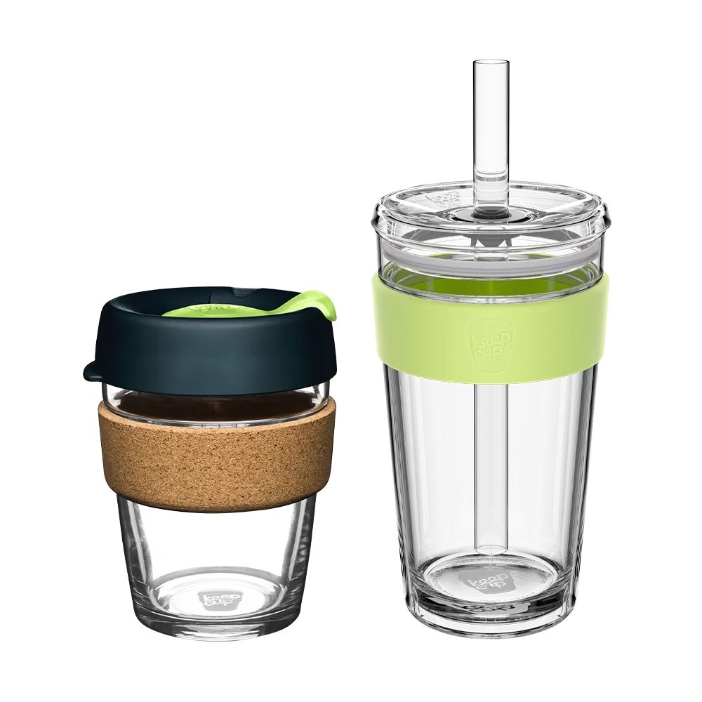 Booked & Busy Bundle | Reusable Coffee Cup Set