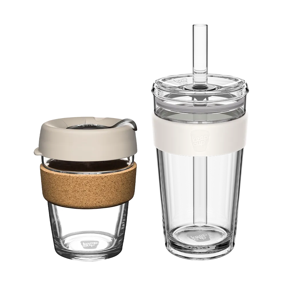 Booked & Busy Bundle | Reusable Coffee Cup Set