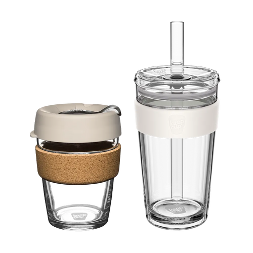 Booked & Busy Bundle | Reusable Coffee Cup Set