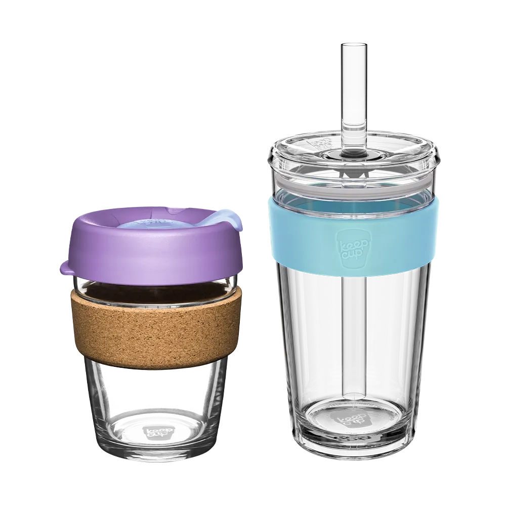 Booked & Busy Bundle | Reusable Coffee Cup Set