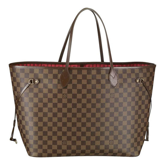 Louis Vuitton N51106 Neverfull GM Shoulder Bag Damier Ebene Canvas