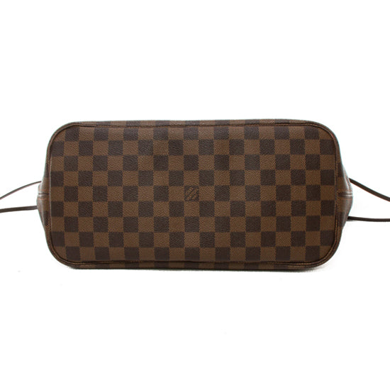 Louis Vuitton N51105 Neverfull MM Shoulder Bag Damier Ebene Canvas