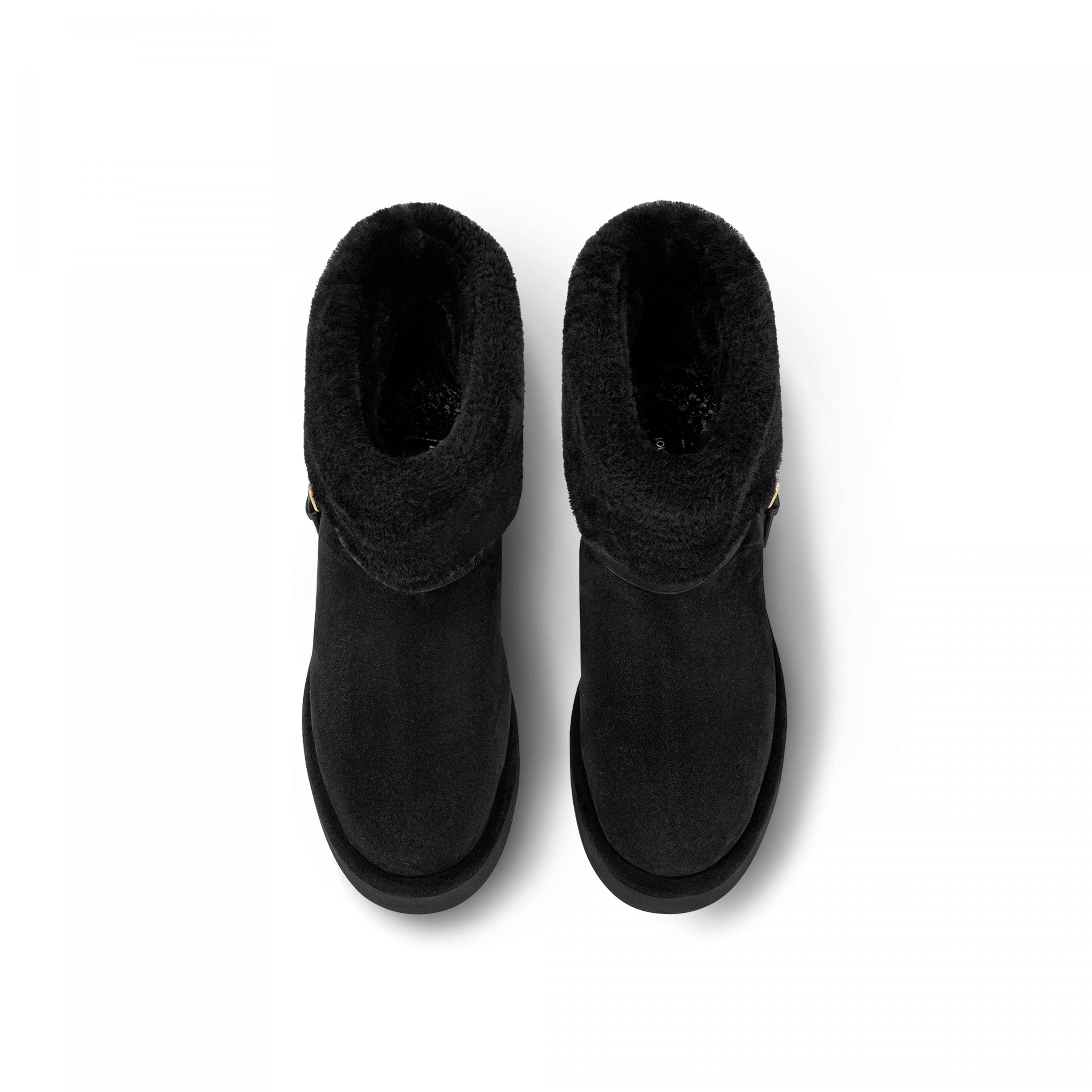 Louis Vuitton LV SKI Aspen Platform Ankle Boot Black 1AC78P
