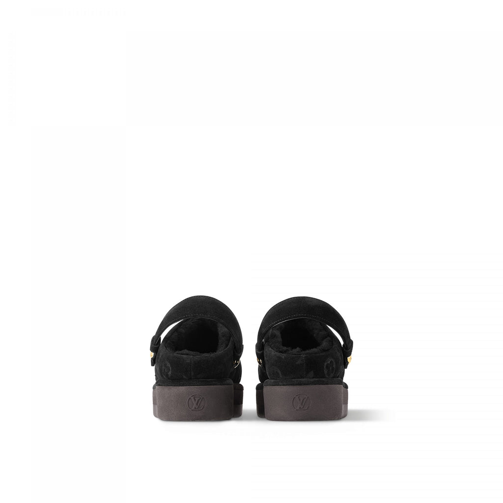Louis Vuitton Aspen Platform Clog Black 1ACHW9