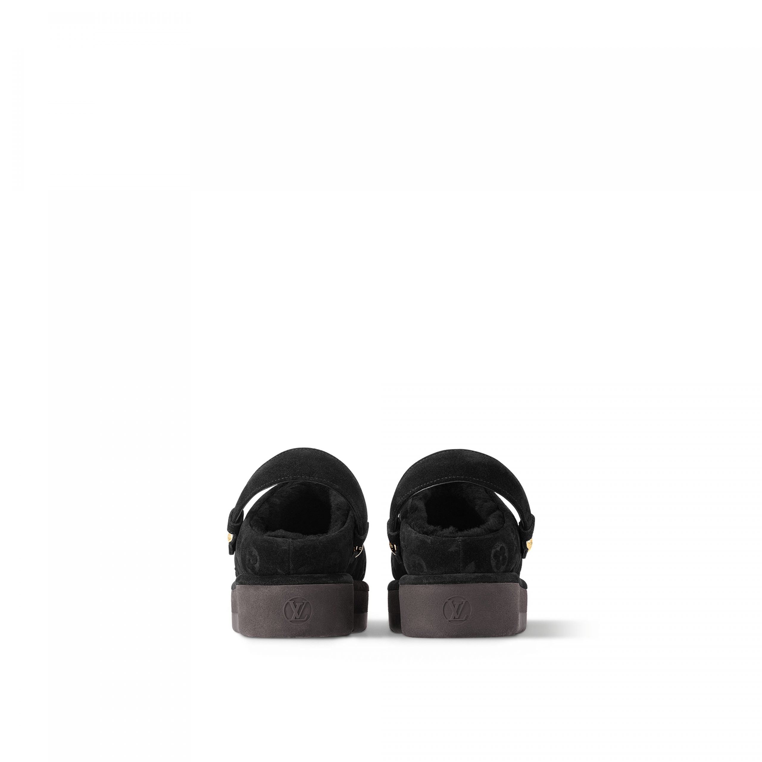 Louis Vuitton Aspen Platform Clog Black 1ACHW9