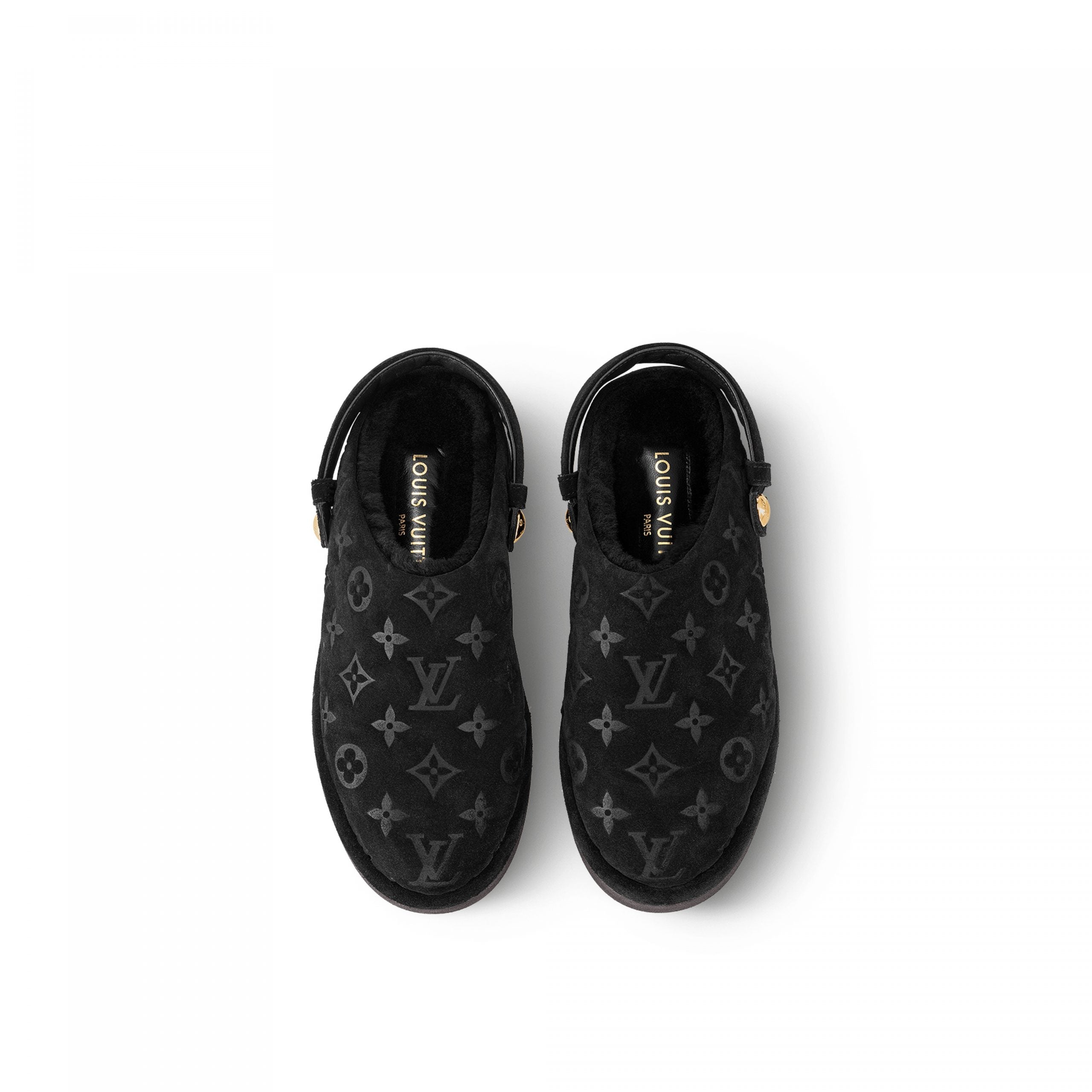 Louis Vuitton Aspen Platform Clog Black 1ACHW9