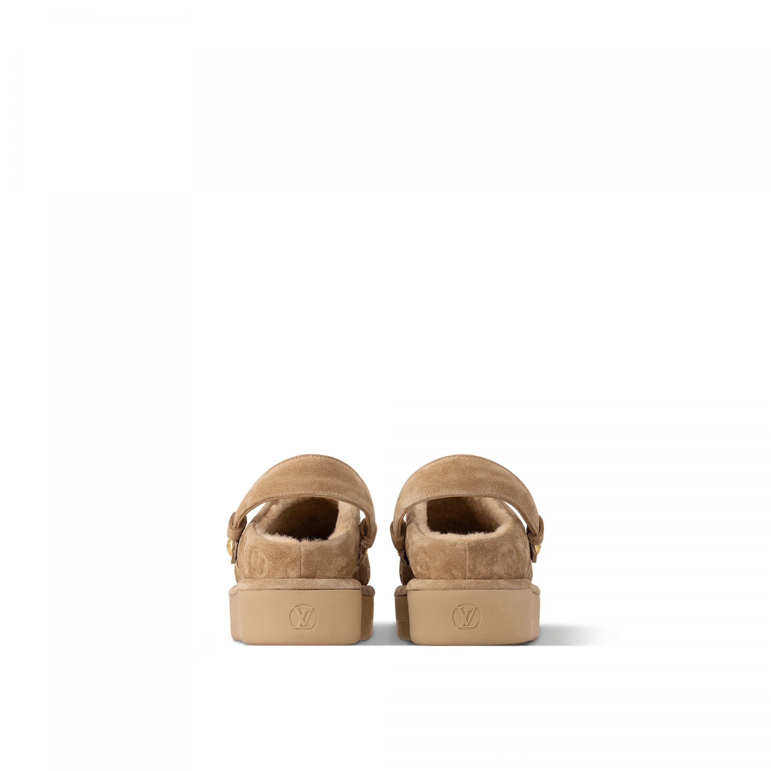 Louis Vuitton Aspen Platform Clog Beige 1ACHWZ