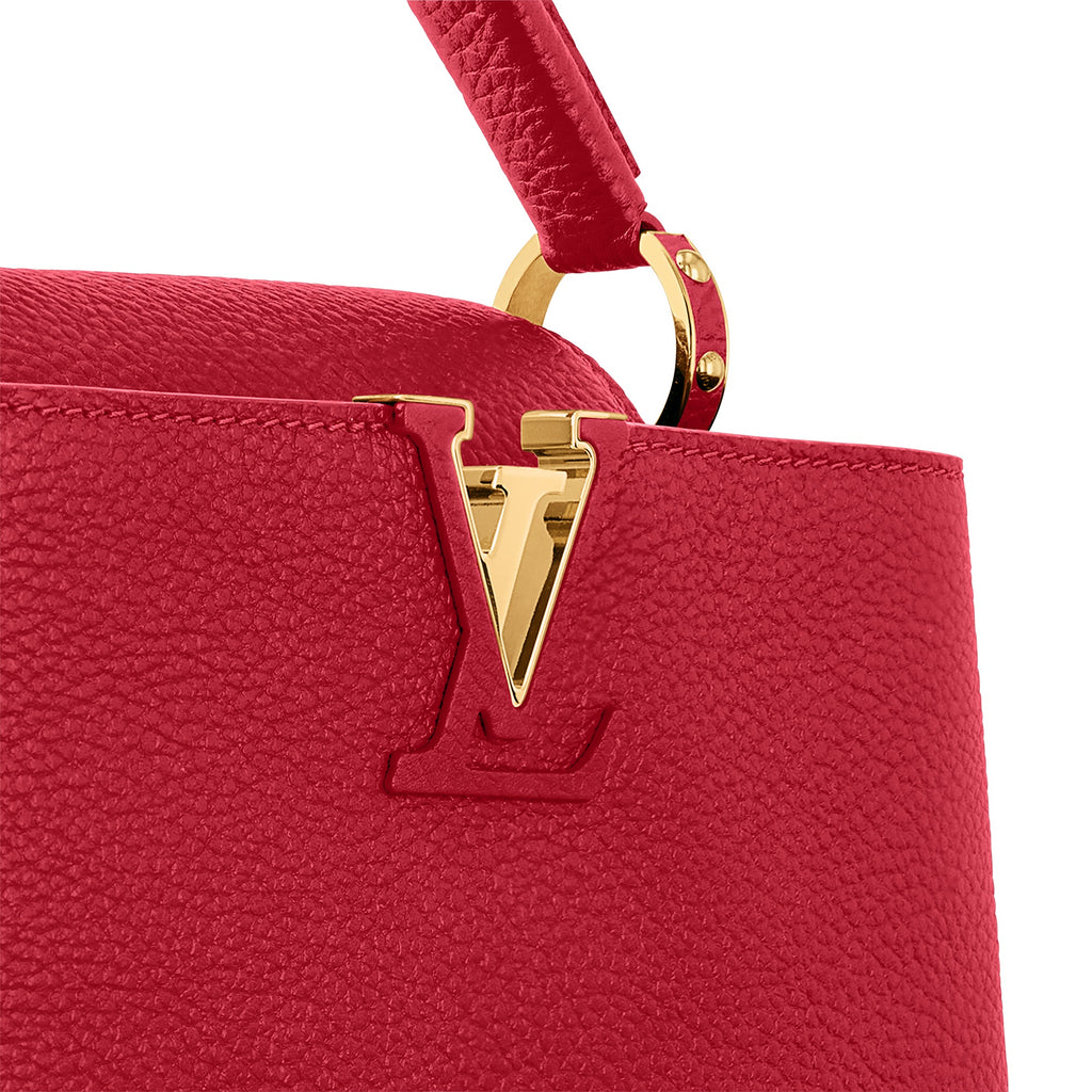 Louis Vuitton M52689 Capucines BB Bag Scarlet Red