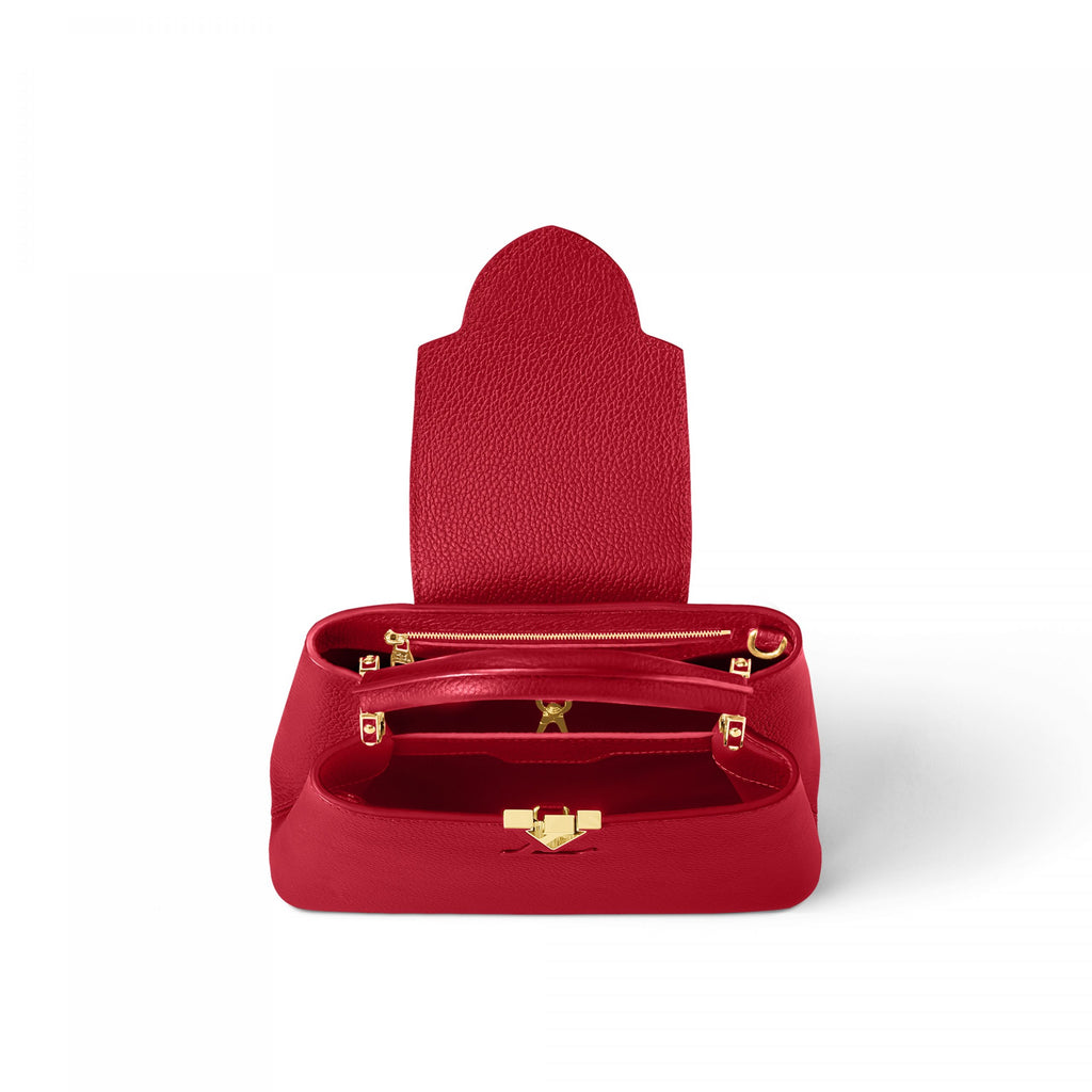 Louis Vuitton M52689 Capucines BB Bag Scarlet Red