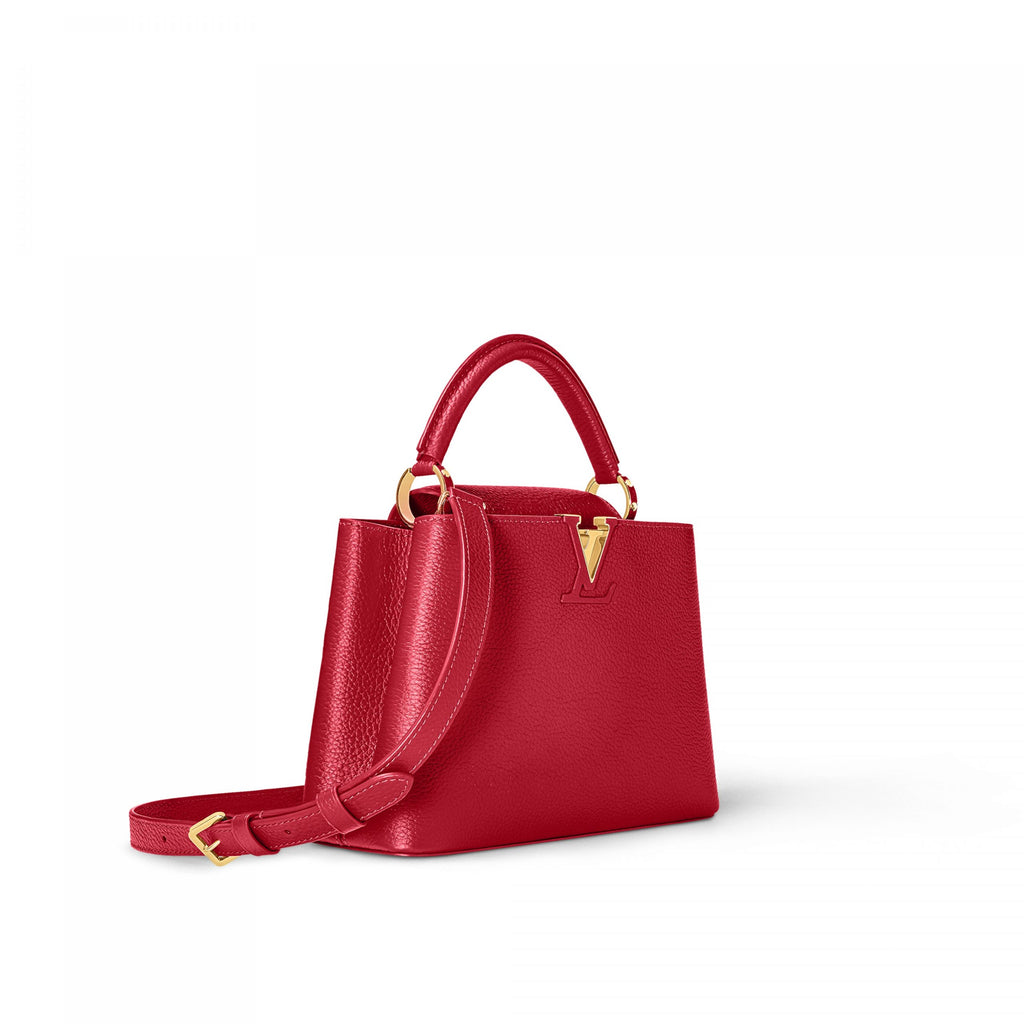 Louis Vuitton M52689 Capucines BB Bag Scarlet Red