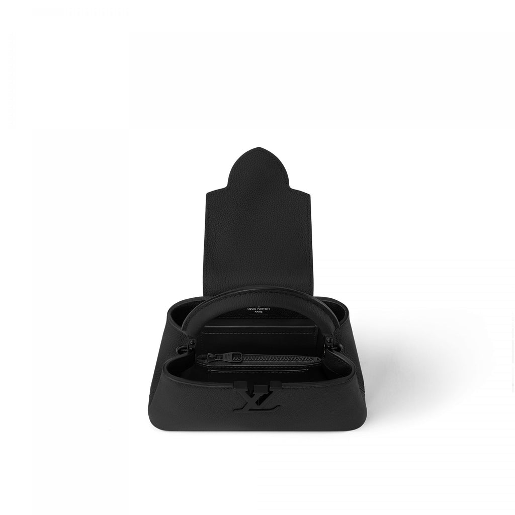 Louis Vuitton M23955 Capucines East-West Mini All Black