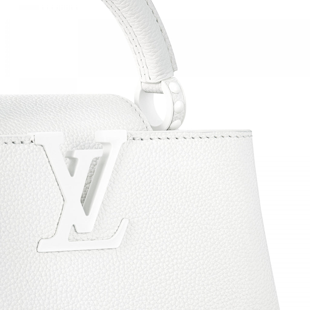 Louis Vuitton M23956 Capucines East-West Mini Optic White