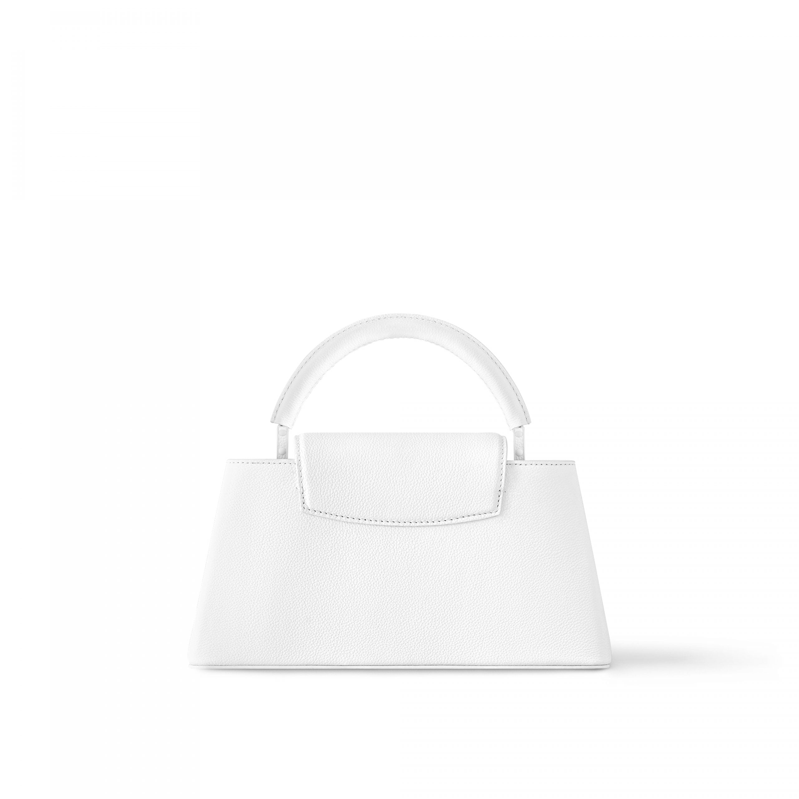 Louis Vuitton M23948 Capucines East-West MM Optic White
