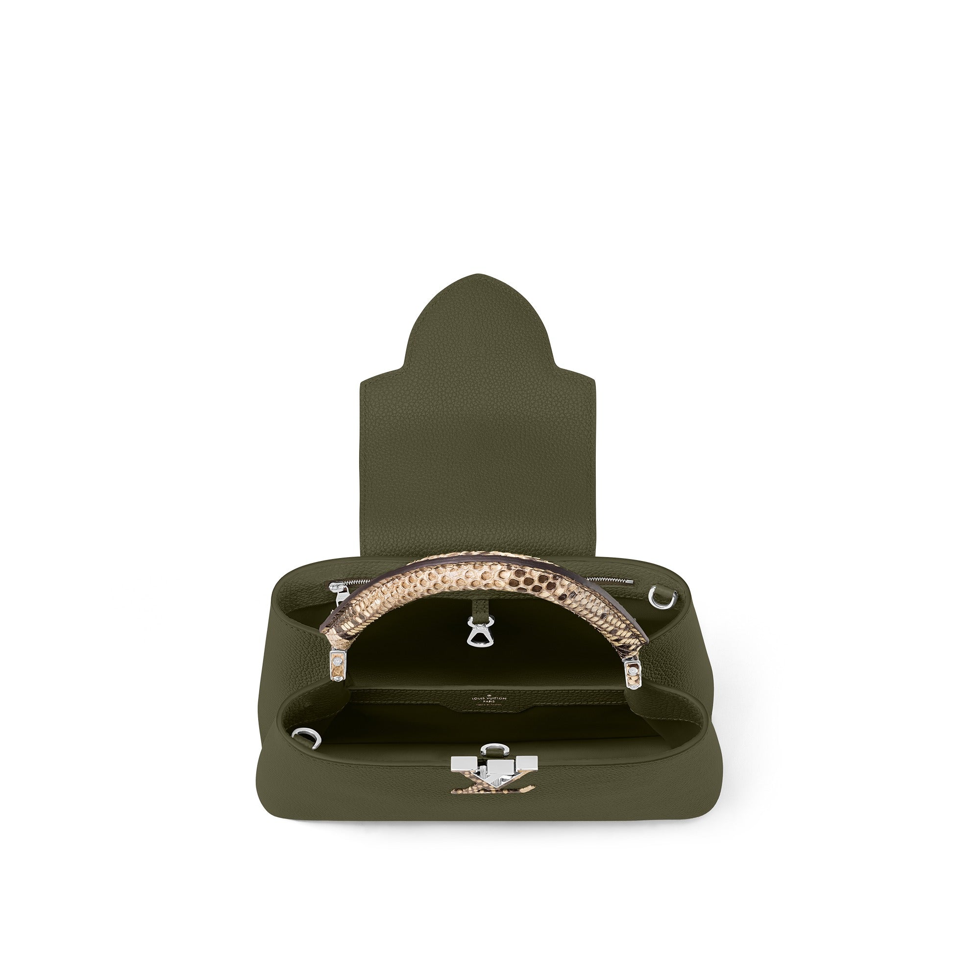 Louis Vuitton Capucines MM Green N93799
