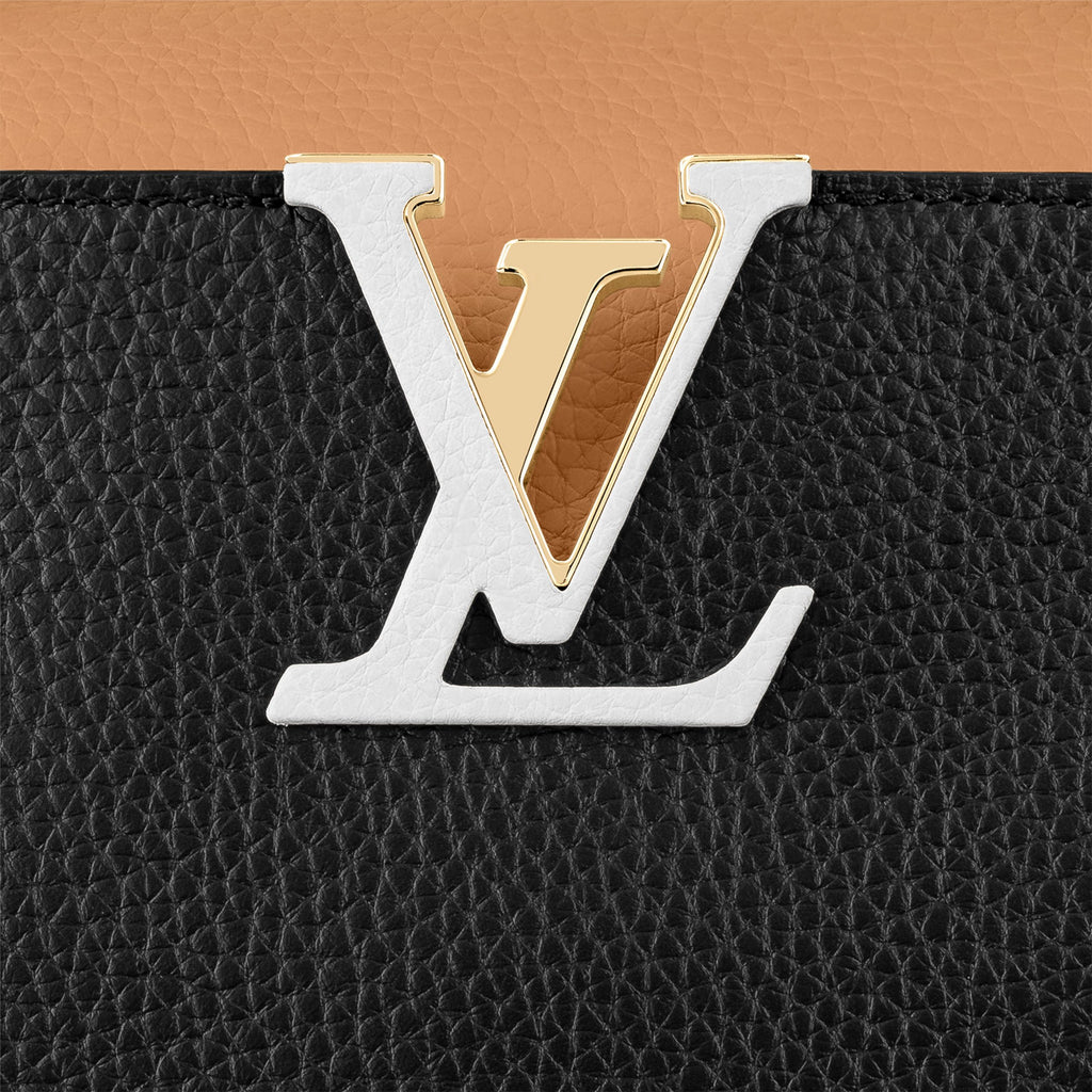 Louis Vuitton M59466 Capucines PM Black Gold Arizona