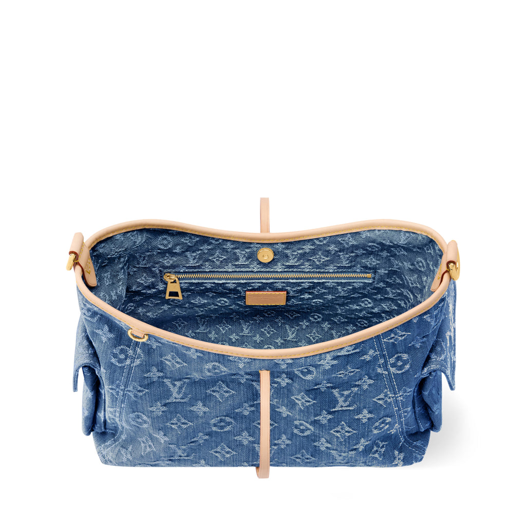 Louis Vuitton M28287 Carryall Cargo PM Blue Denim