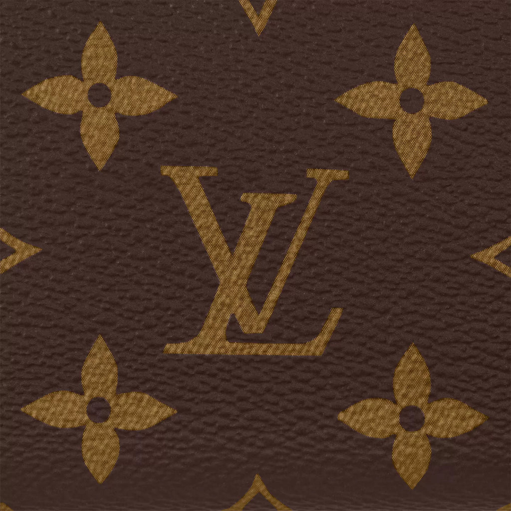 Louis Vuitton Monogram M61298 Clémence Wallet Rose Ballerine