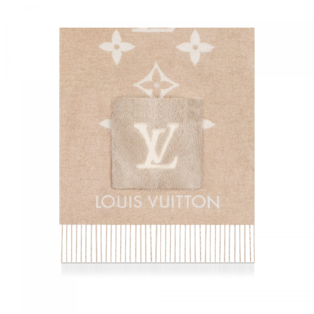 Louis Vuitton M74354 Cold Reykjavik Beige Scarf