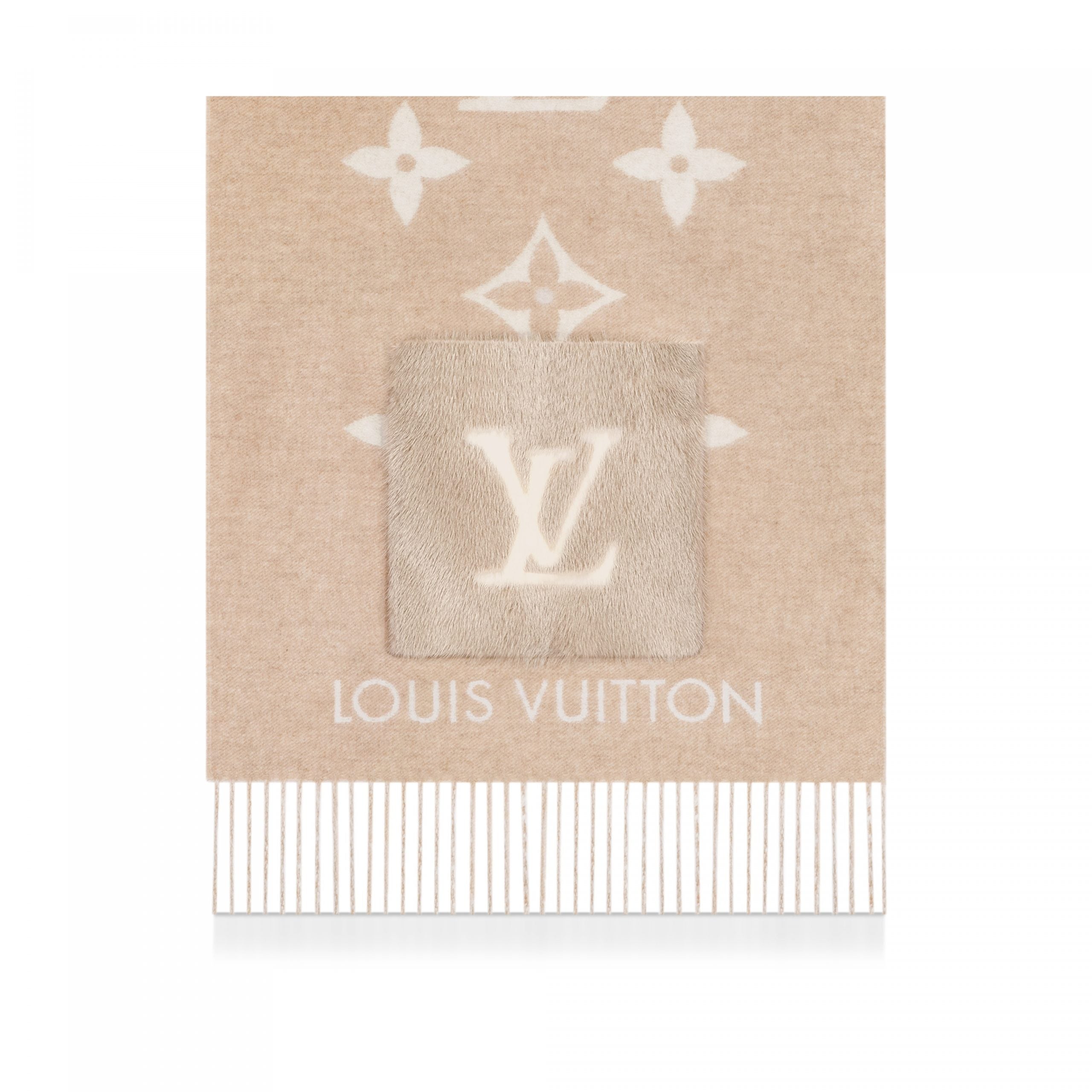 Louis Vuitton M74354 Cold Reykjavik Beige Scarf