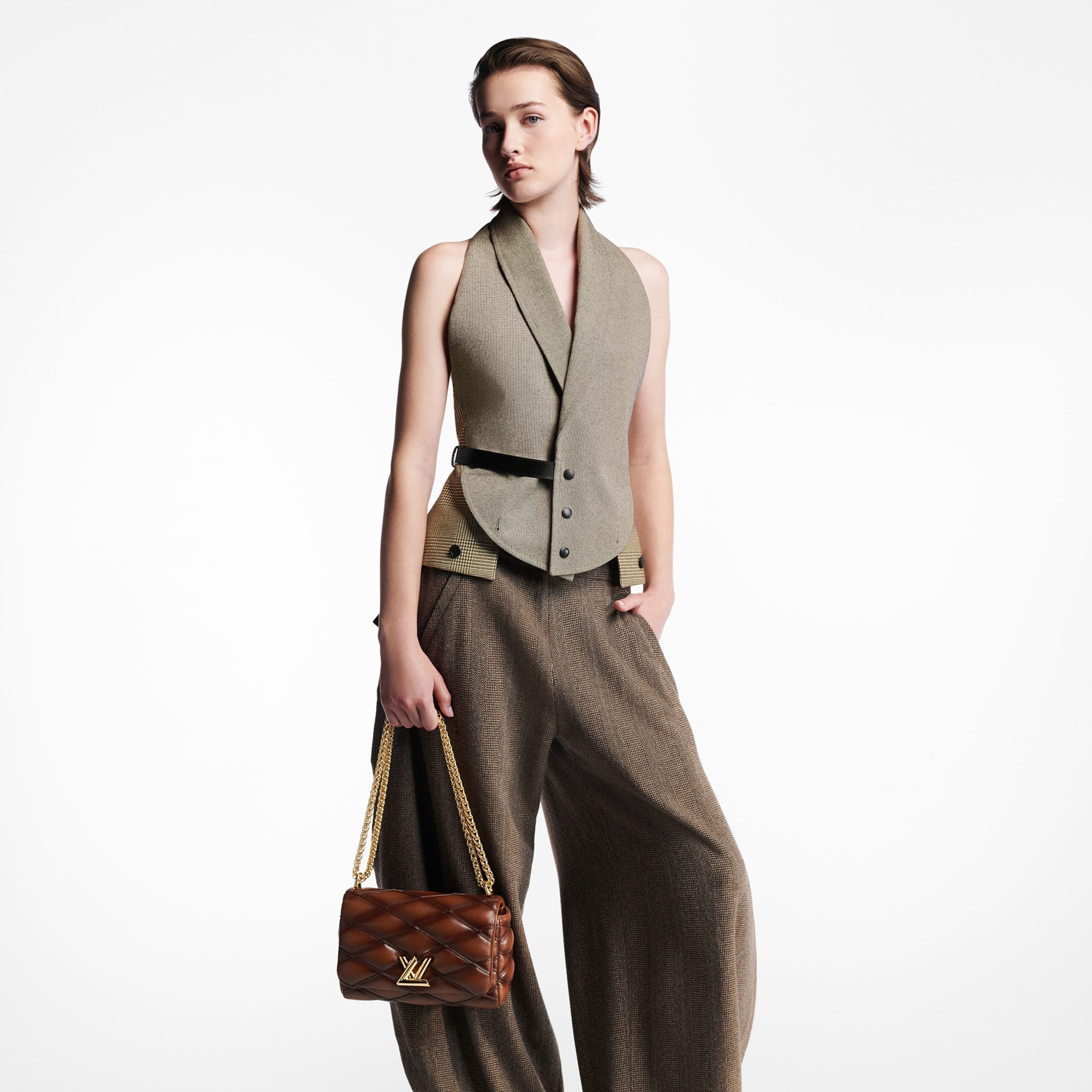 Louis Vuitton M23601 GO-14 MM Smoked Tan