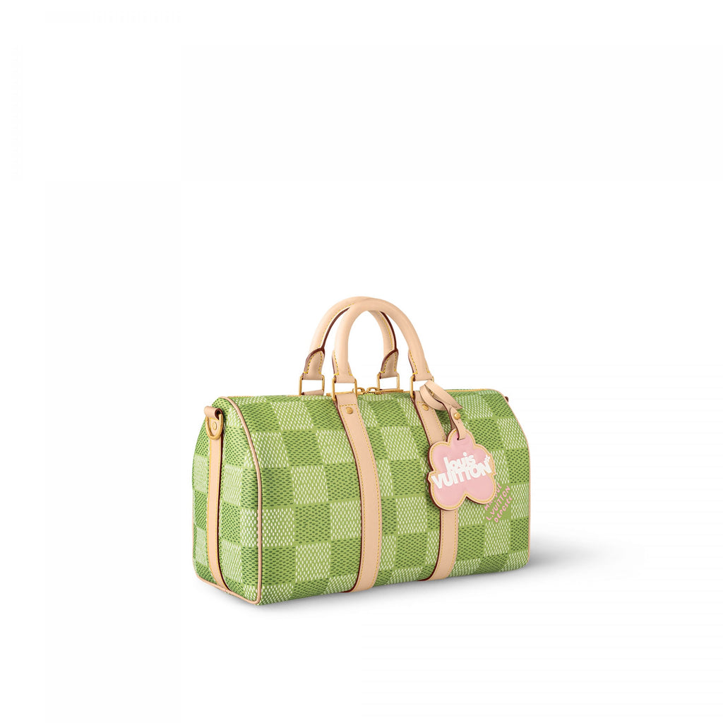 Louis Vuitton N40671  Keepall Bandoulière 35 Green