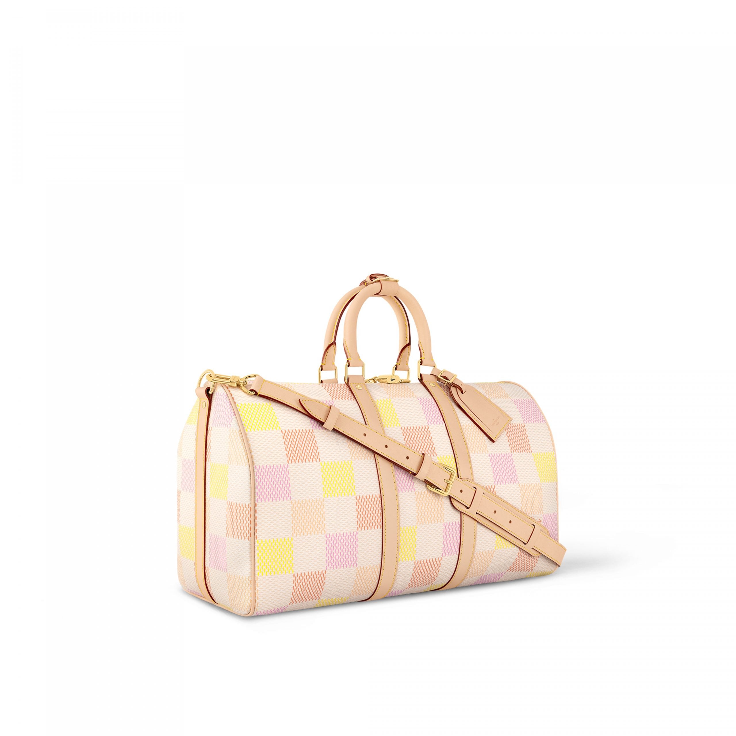Louis Vuitton N40713 Keepall Bandoulière 45 Peach