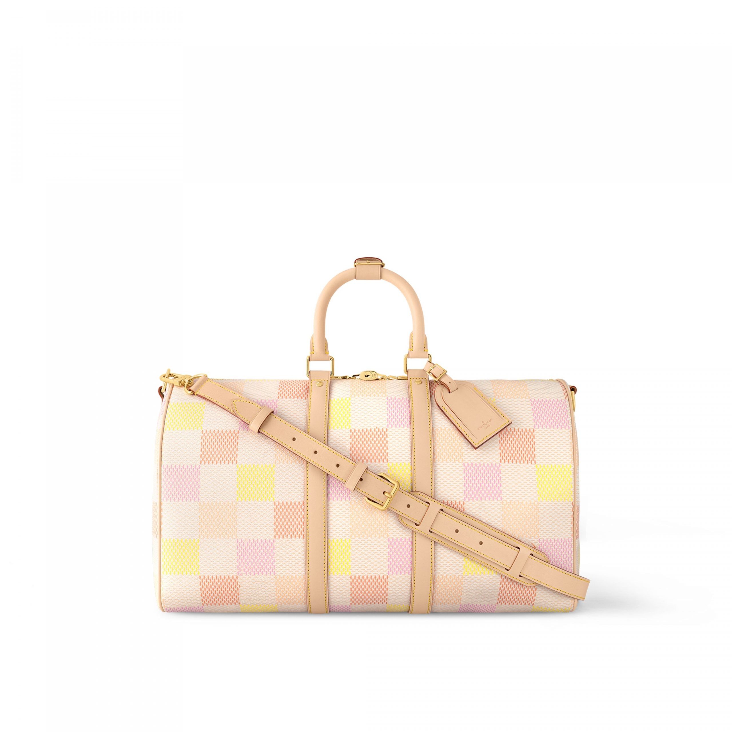 Louis Vuitton N40713 Keepall Bandoulière 45 Peach