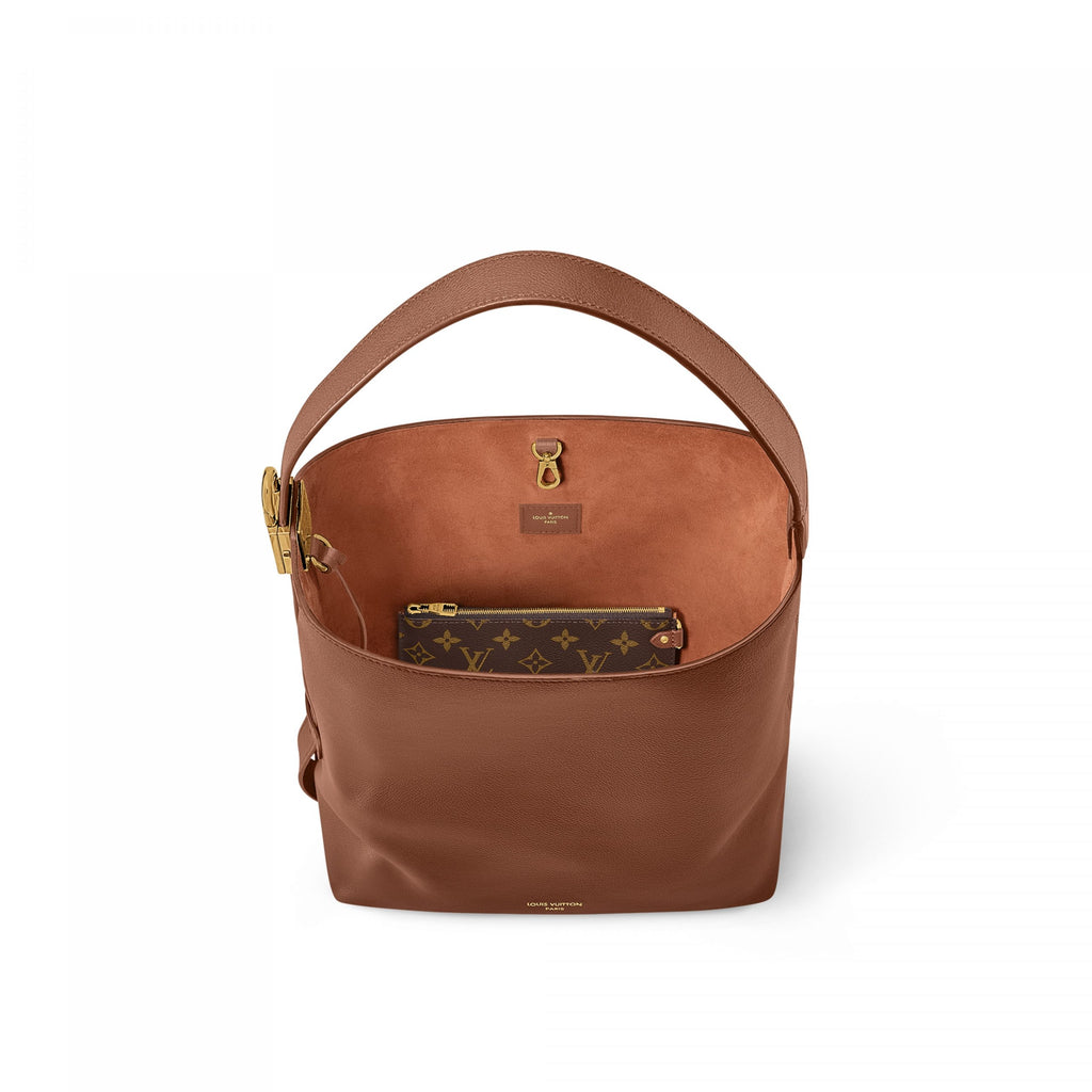 Louis Vuitton M24974 Low Key Hobo MM Cognac Brown
