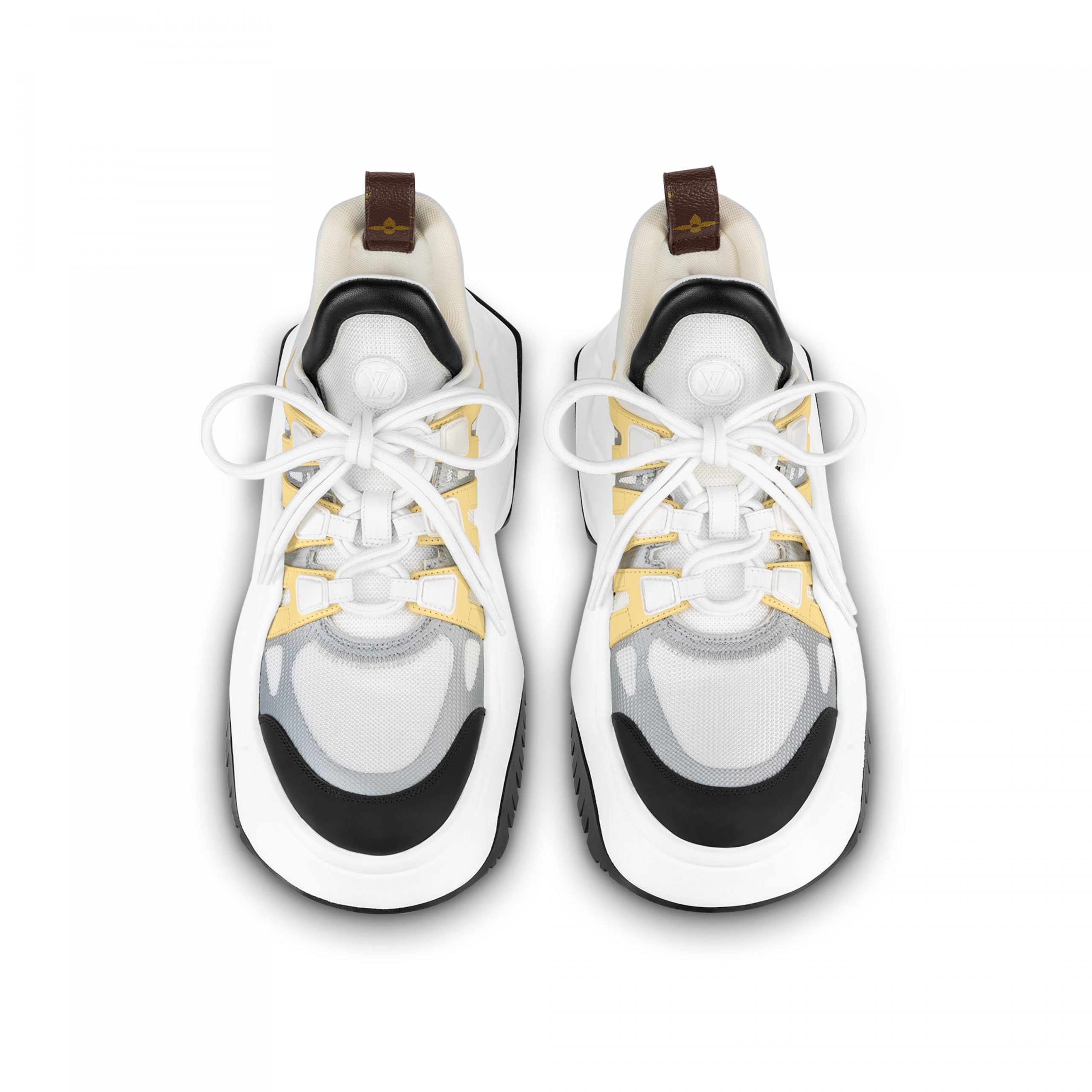 Louis Vuitton LV Archlight 2.0 Platform Sneaker White Yellow 1ABIIE