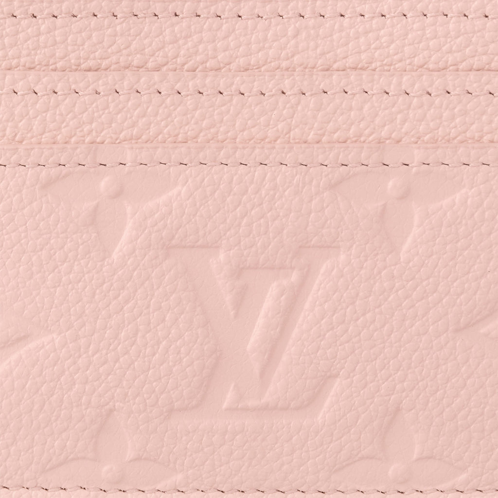 Louis Vuitton M83562 LV Charms Card Holder Opale Pink
