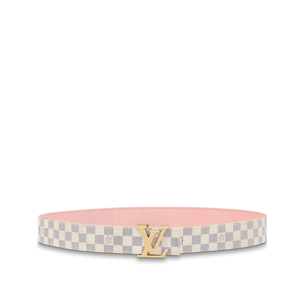 Louis Vuitton M0571U Damier azur LV Initiales 30mm Reversible Belt