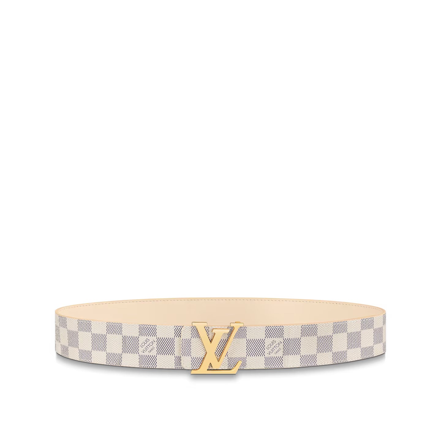 Louis Vuitton M0569S Damier azur LV Initiales 40mm Reversible Belt