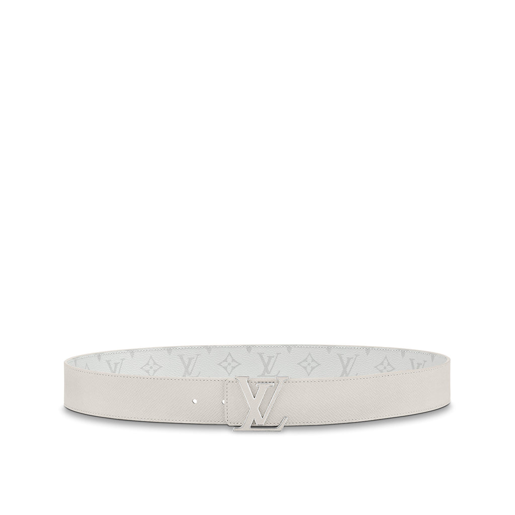 Louis Vuitton M0158U White LV Initiales 40mm Reversible Belt