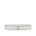 Louis Vuitton M0158U White LV Initiales 40mm Reversible Belt