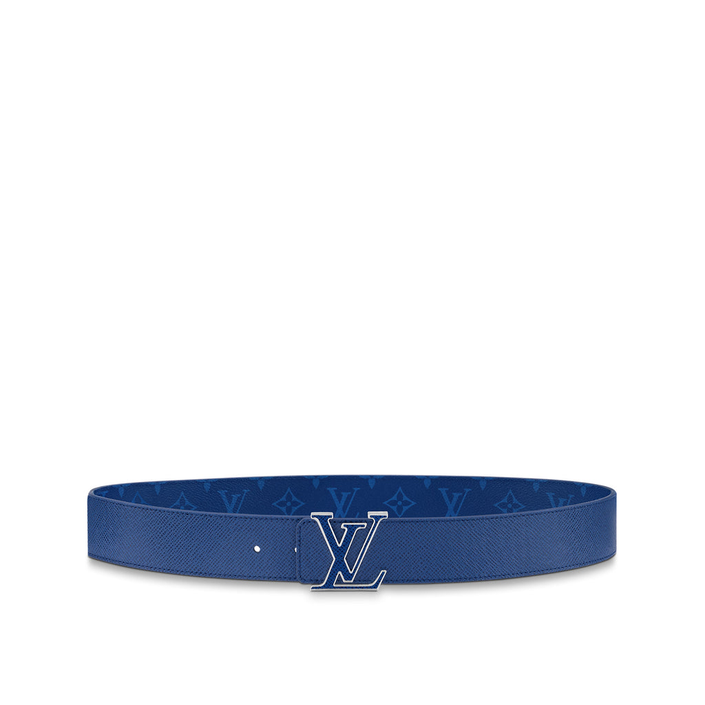 Louis Vuitton M0159U Blue LV Initiales 40mm Reversible Belt