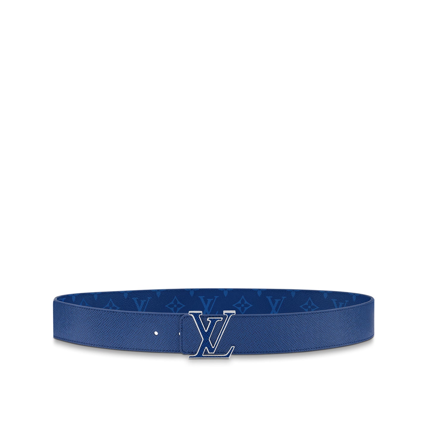 Louis Vuitton M0159U Blue LV Initiales 40mm Reversible Belt