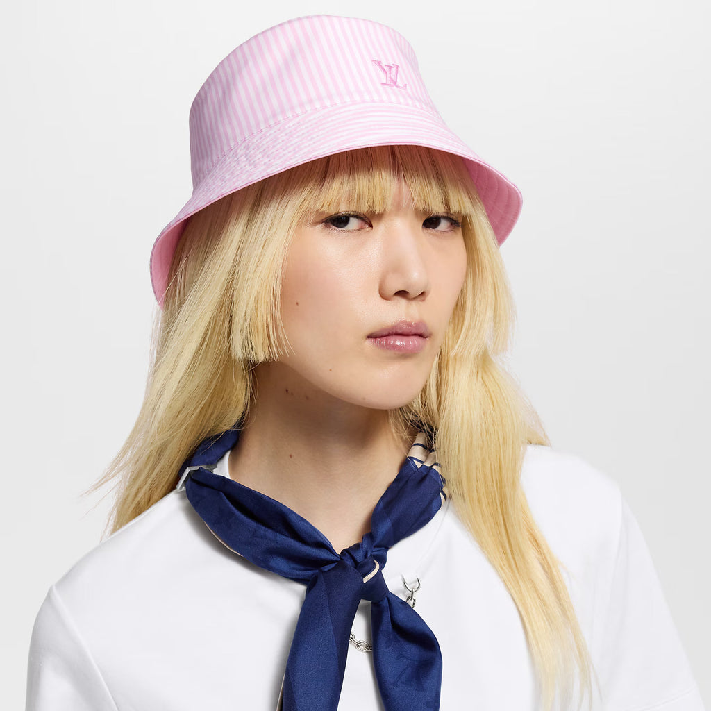 Louis Vuitton M5160M LV League Striped Bucket Hat
