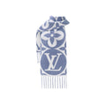 Louis Vuitton Blue M79214 FLIGHT MODE LV Medallion Scarf