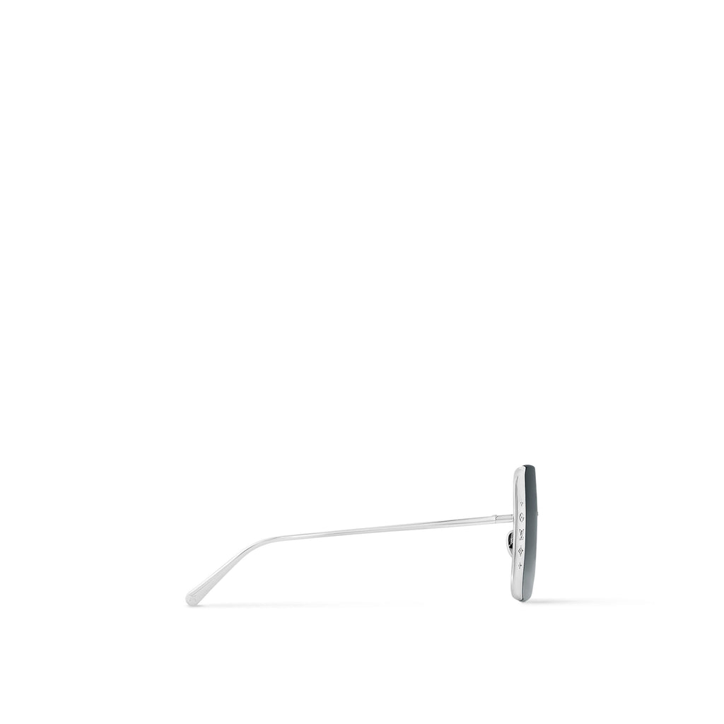 Louis Vuitton Z2009U Moon Metal Square Sunglasses Silver