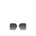 Louis Vuitton Z2009U Moon Metal Square Sunglasses Silver
