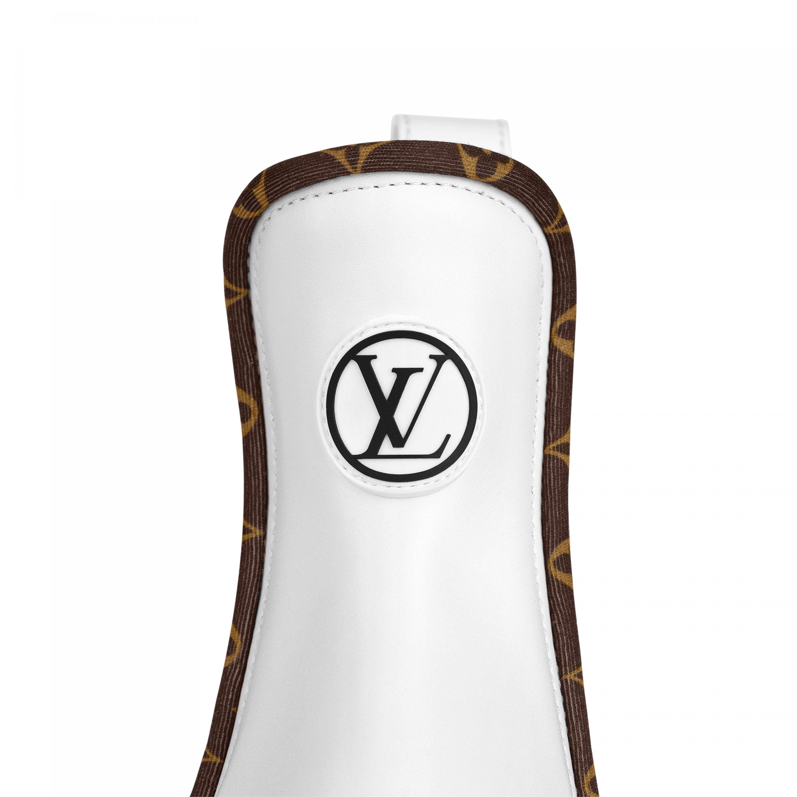 Louis Vuitton LV Ruby Flat Ankle Boot White 1AB0FZ
