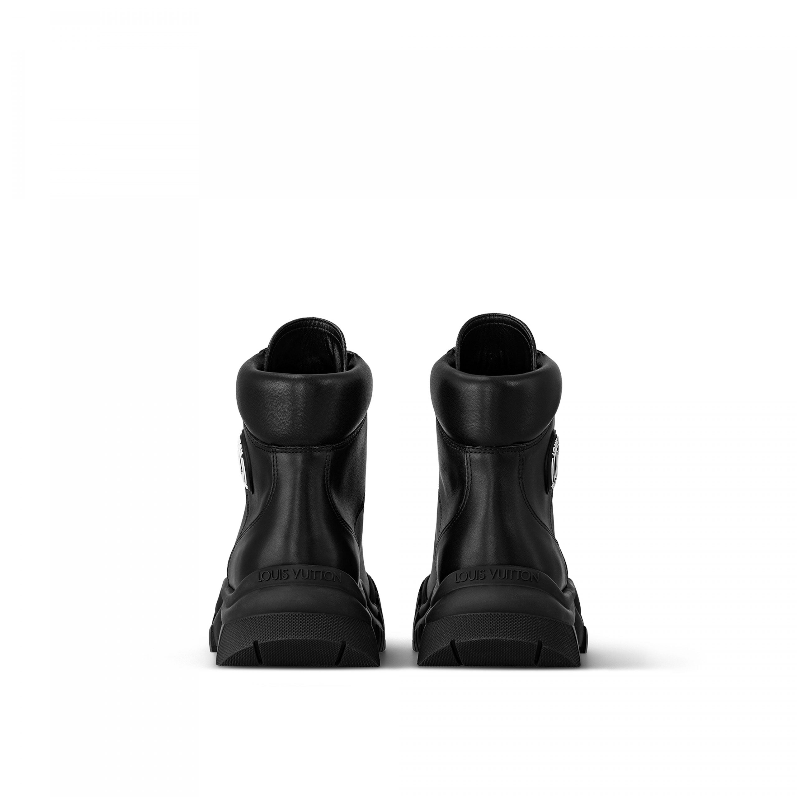 Louis Vuitton LV Ruby Flat Ranger Boot Black 1AAM5U
