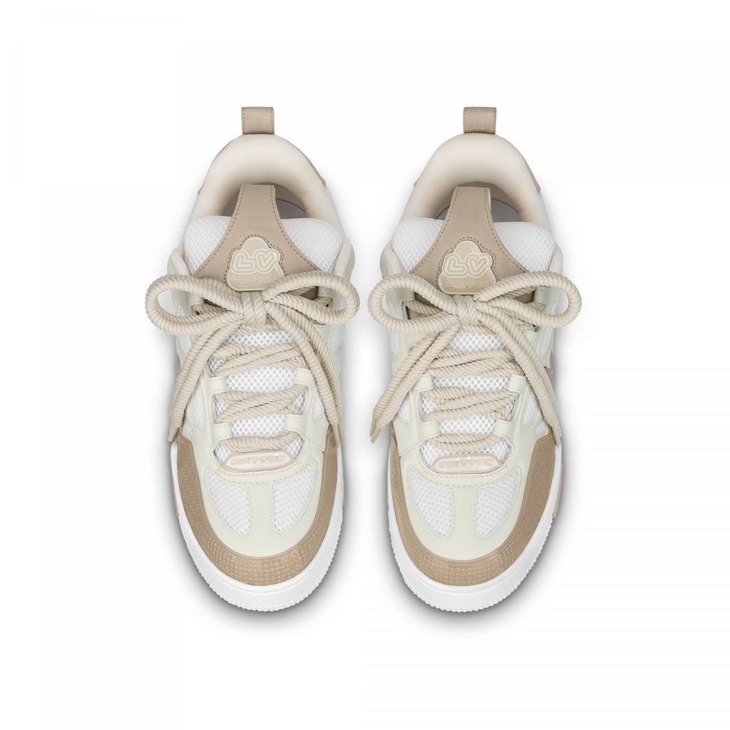 Louis Vuitton LV Skate Sneaker Since 54 Monogram Flowers Beige 1AARQG