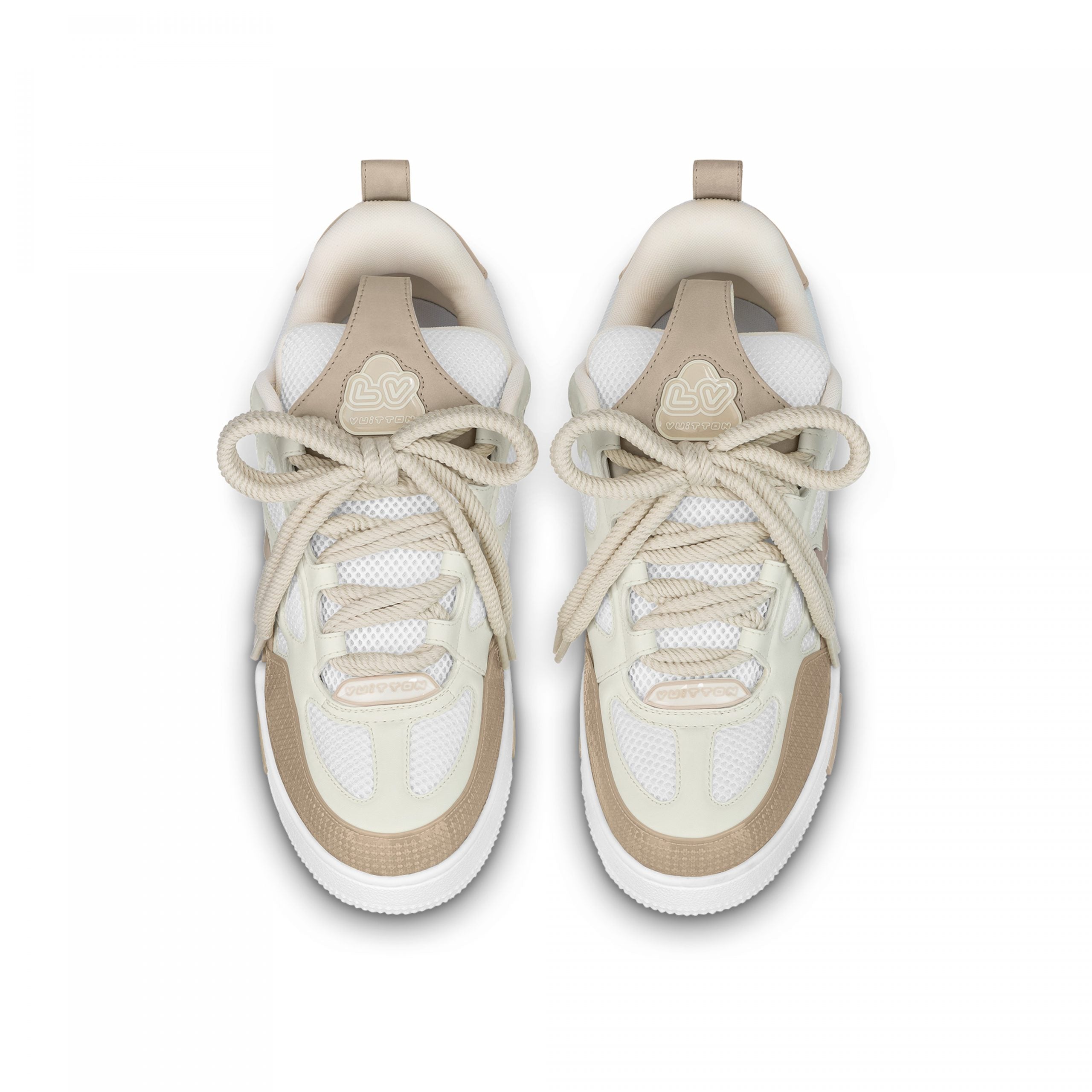 Louis Vuitton LV Skate Sneaker Since 54 Monogram Flowers Beige 1AARQG