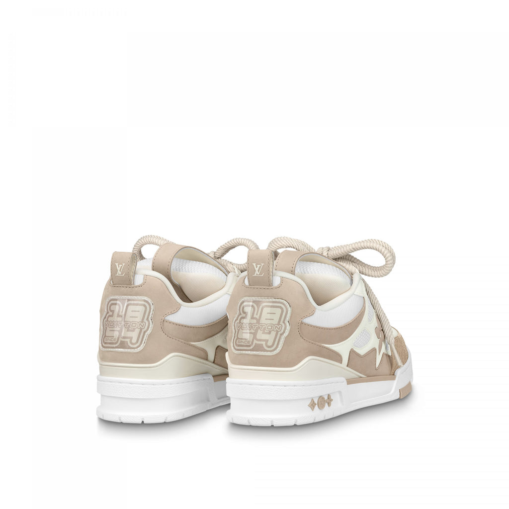Louis Vuitton LV Skate Sneaker Since 54 Monogram Flowers Beige 1AARQG