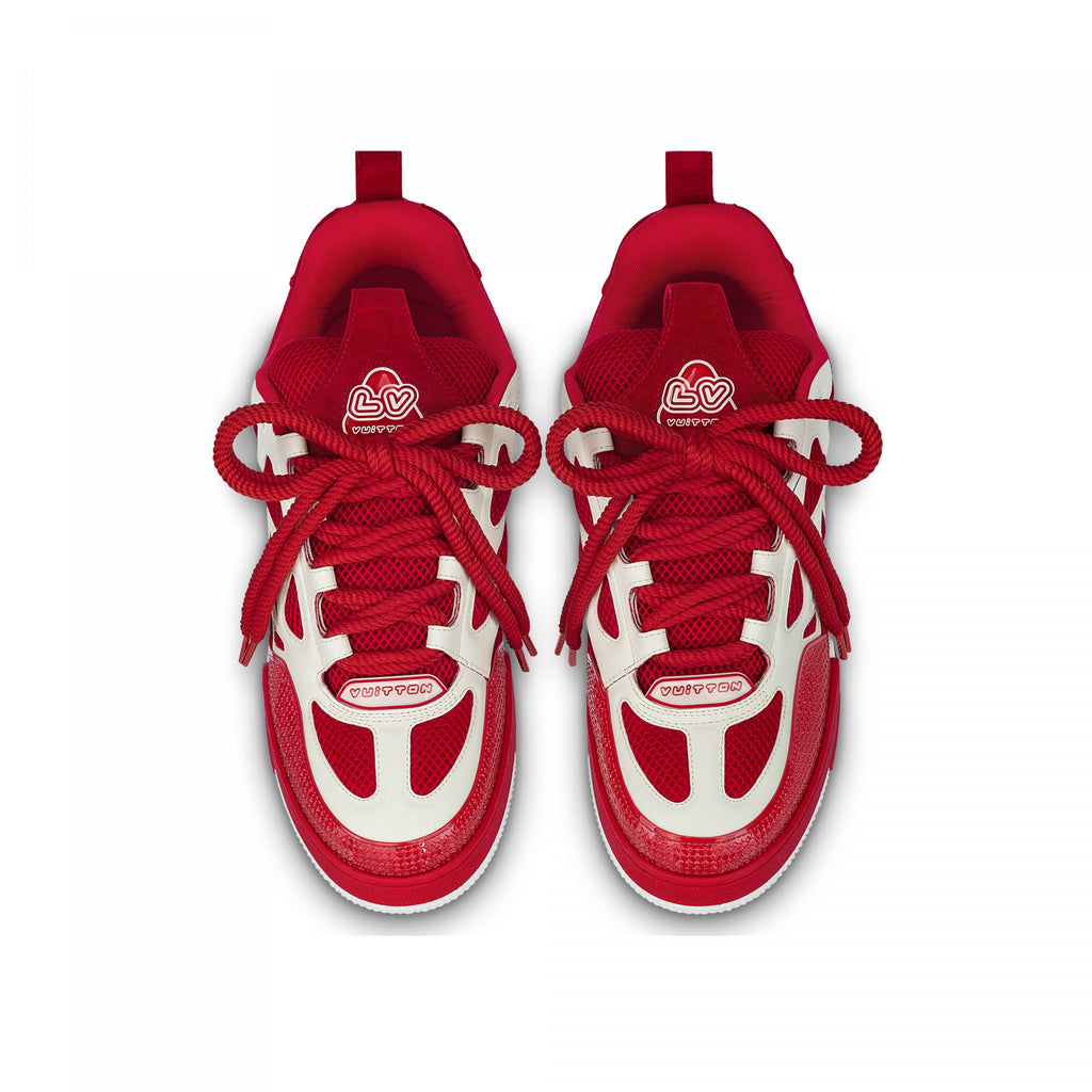 Louis Vuitton LV Skate Sneaker Since 54 Monogram Flowers Red 1AARS4