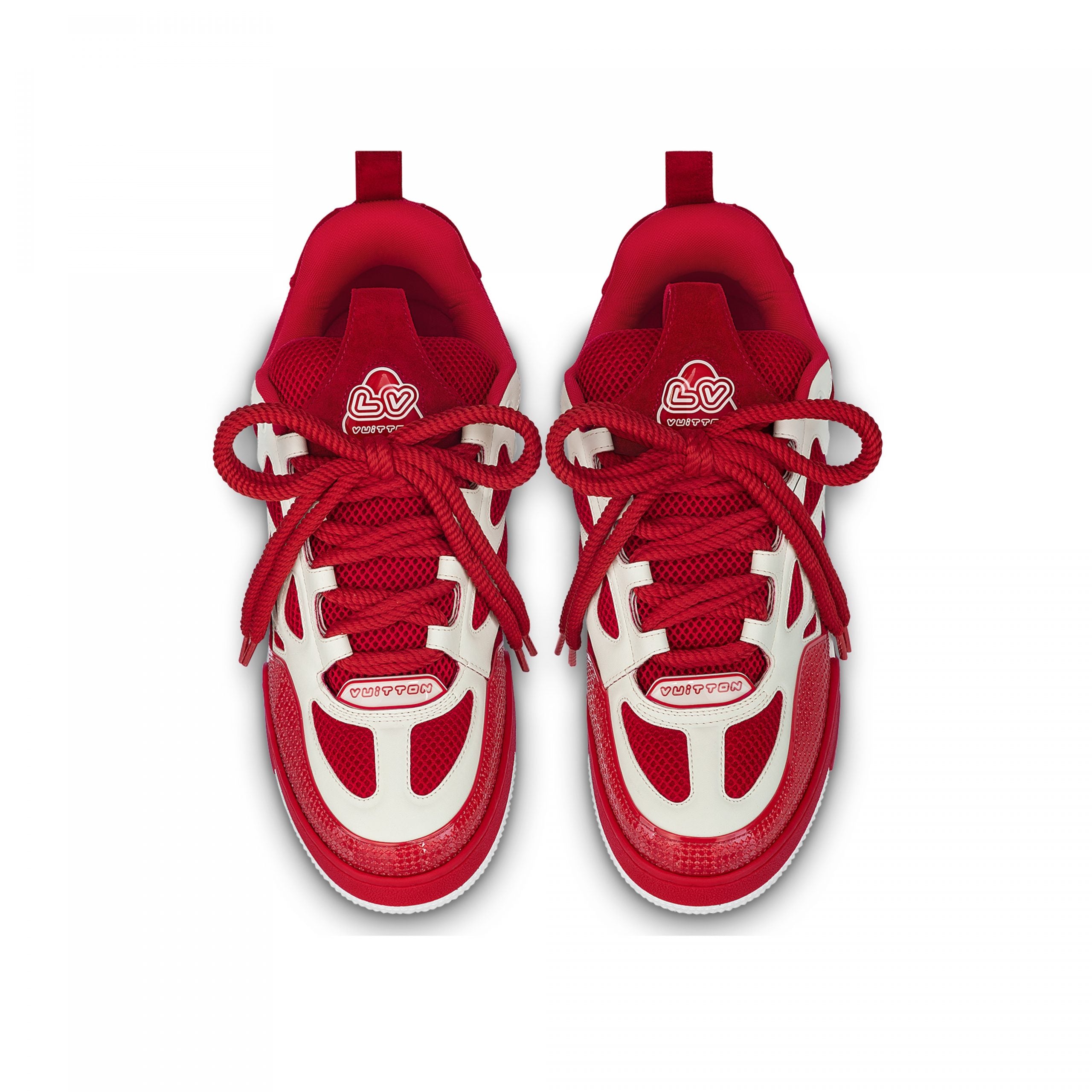 Louis Vuitton LV Skate Sneaker Since 54 Monogram Flowers Red 1AARS4